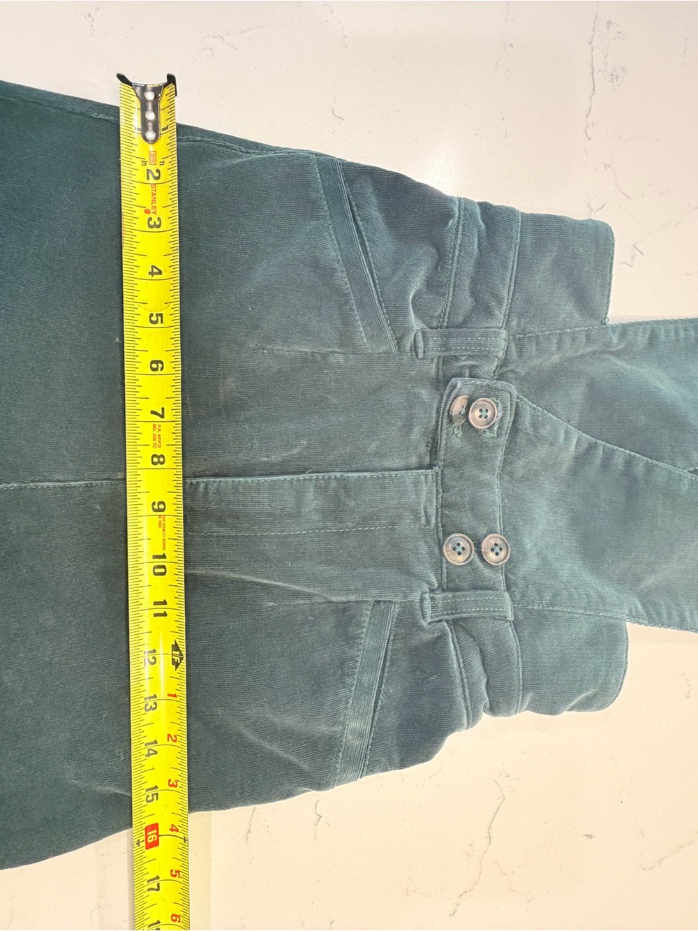 Anthropologie Pilcro Corduroy Jumpsuit Overalls in Sage Green - Picture 11 of 15